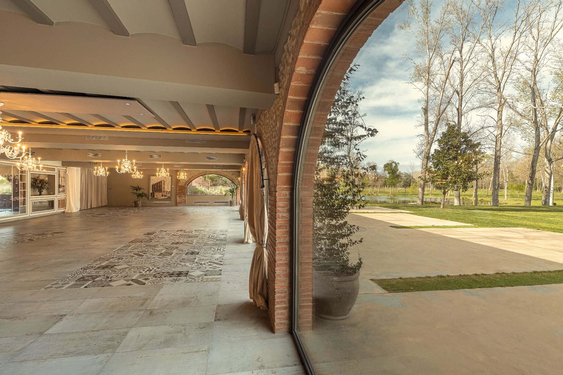 Vista d'El Molí d'en Borràs, ideal per casaments