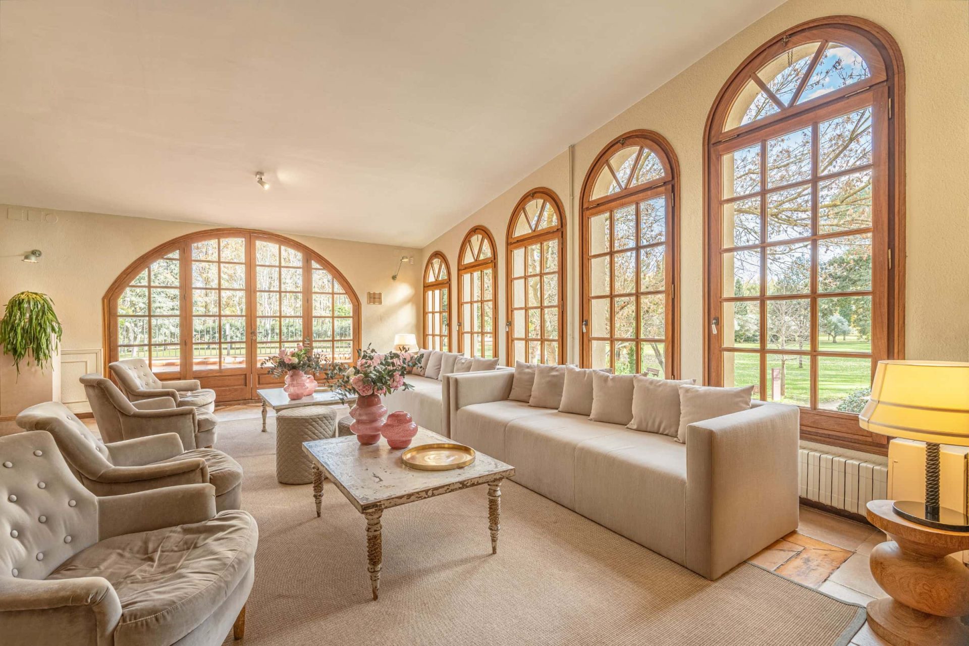 Espais de l'interior de la finca modernista