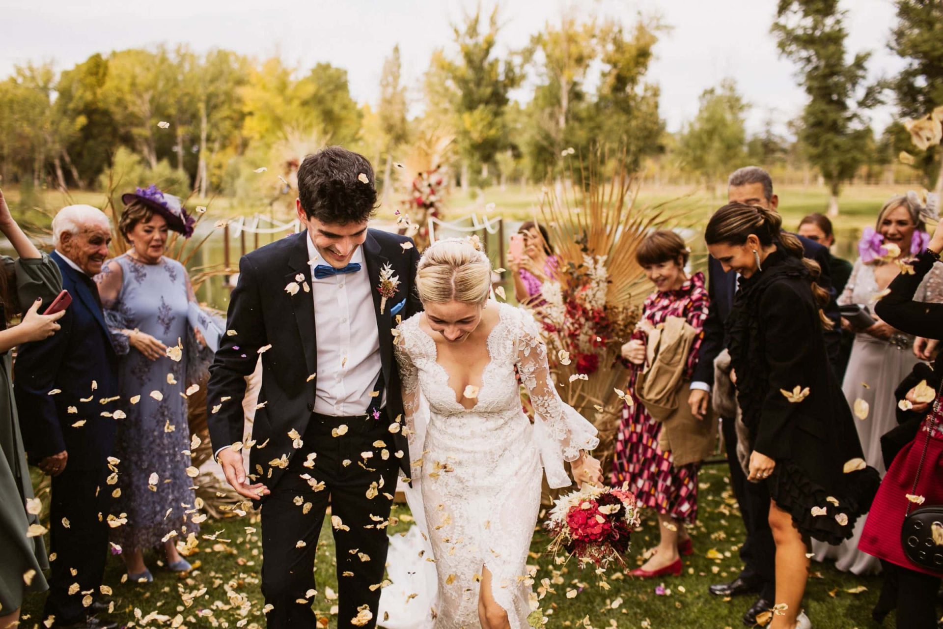 El dia del casament a La Farinera de Sant Lluís