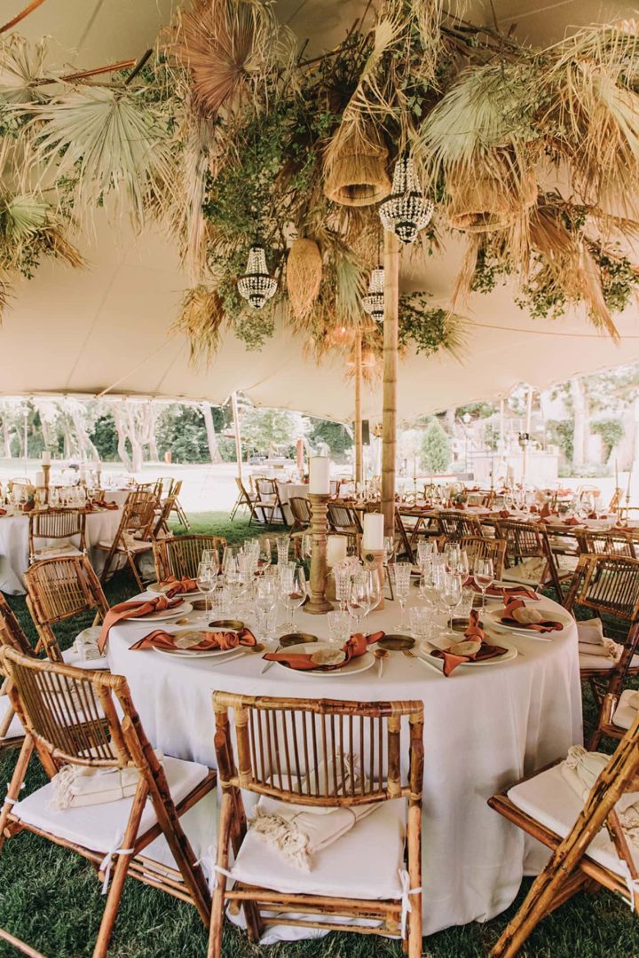 Carpa de casament amb molt d'estil