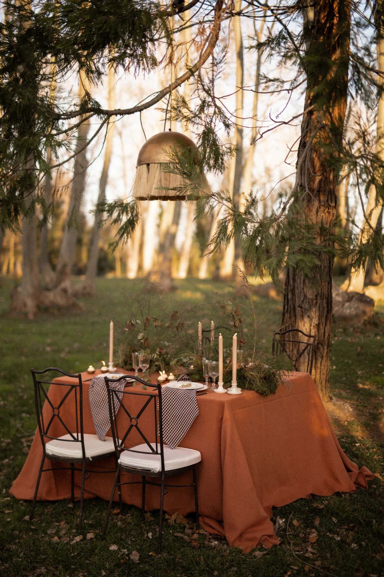 Parament de taula de disseny per esdeveniments únics